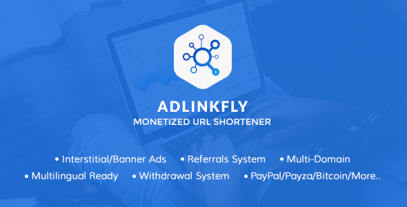 AdLinkFly – AdFly Clone URL Shortener PHP Script