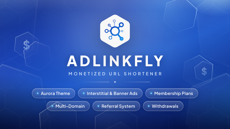 AdLinkFly - Monetized URL Shortener