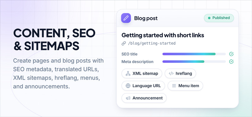 AdLinkFly content management SEO and XML sitemaps
