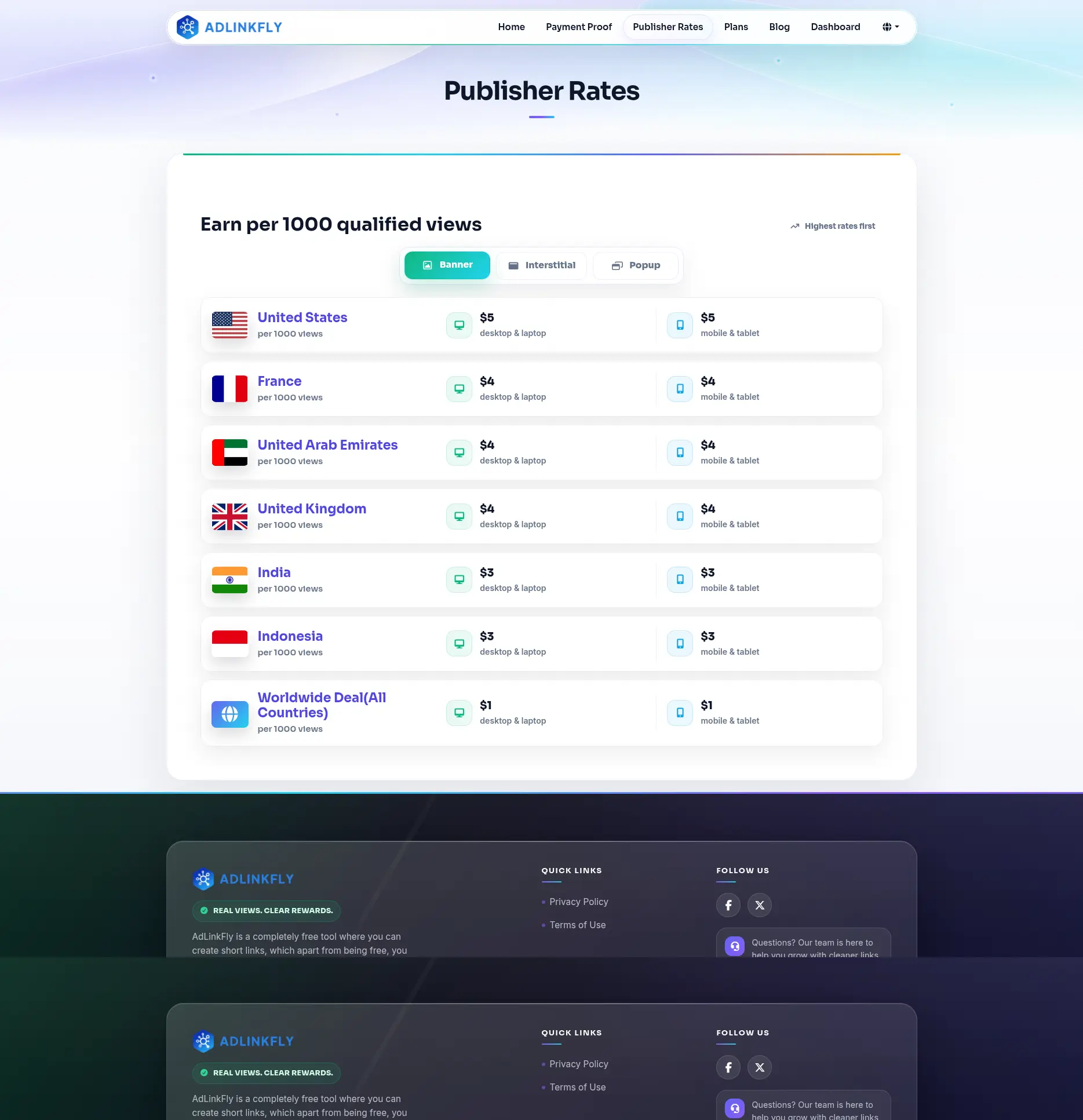 AdLinkFly - Monetized URL Shortener screenshot 2 of 7