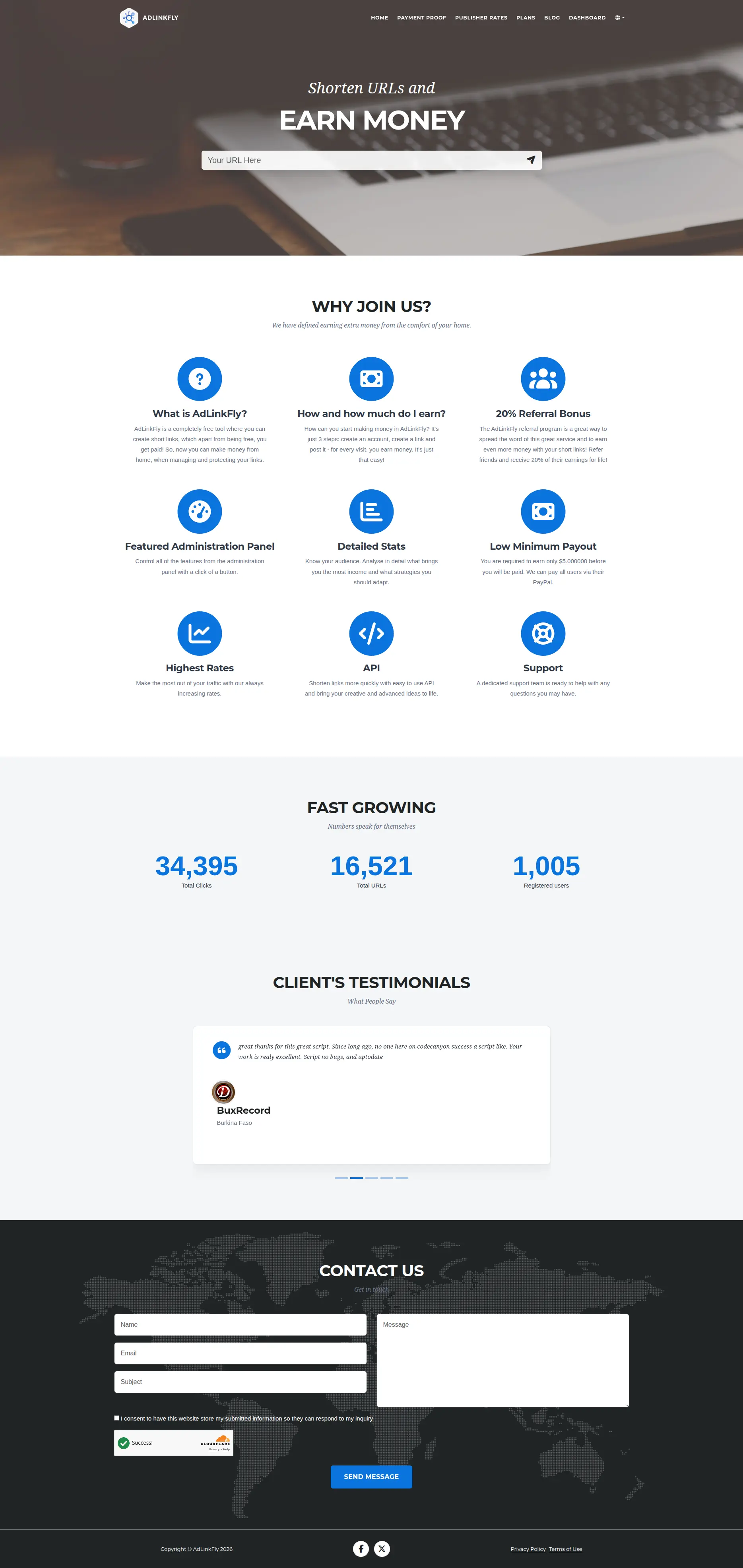 AdLinkFly - Monetized URL Shortener screenshot 5 of 7