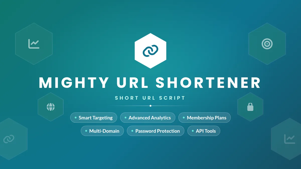 Mighty URL Shortener | Short URL Script