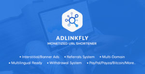 Read more about the article AdLinkFly – AdFly Clone URL Shortener PHP Script